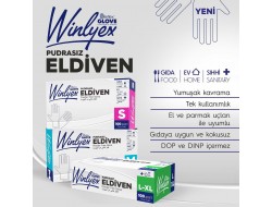 VİNİL ELDİVEN 100 LÜ KUTULARDA